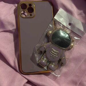 iPhone 11 Pro brand new phone case with a pop socket